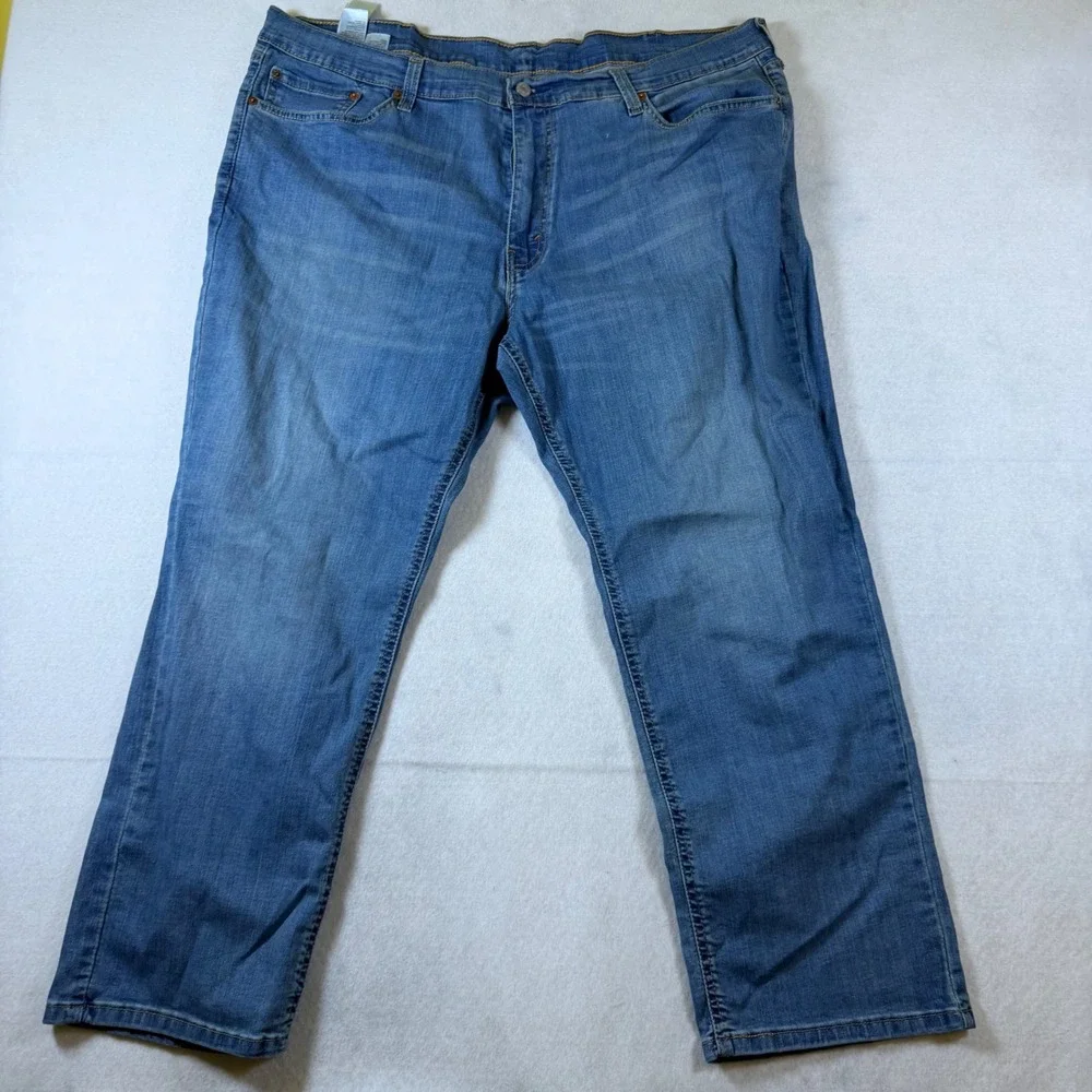Levis 541 Athletic Taper Jeans Mens‎ 44x30 Medium Wash Blue Stretch 18757-0022